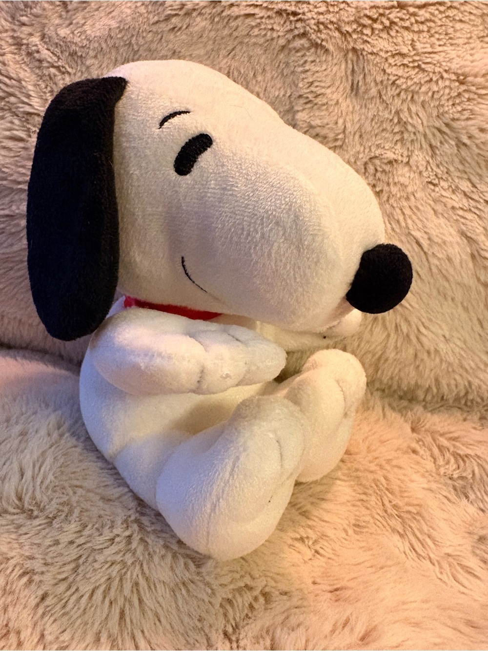 Hallmark Peanuts Snoopy Plush Dog Stuffed Animal Toy - White and Black
